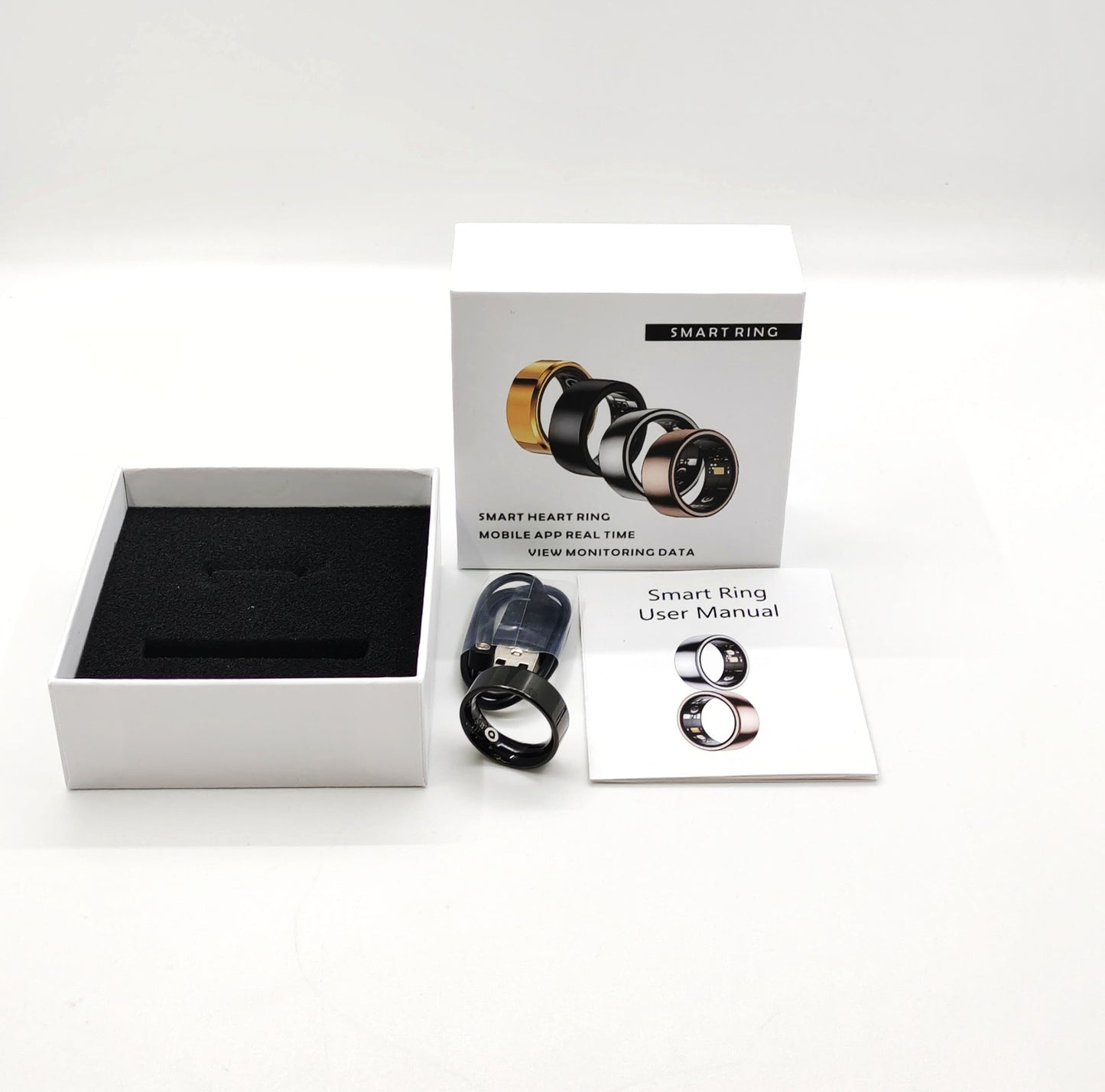 Smart Ring - วัดอัตราการเต้นหัวใจ, ออกซิเจนในเลือด, การนอนหลับ